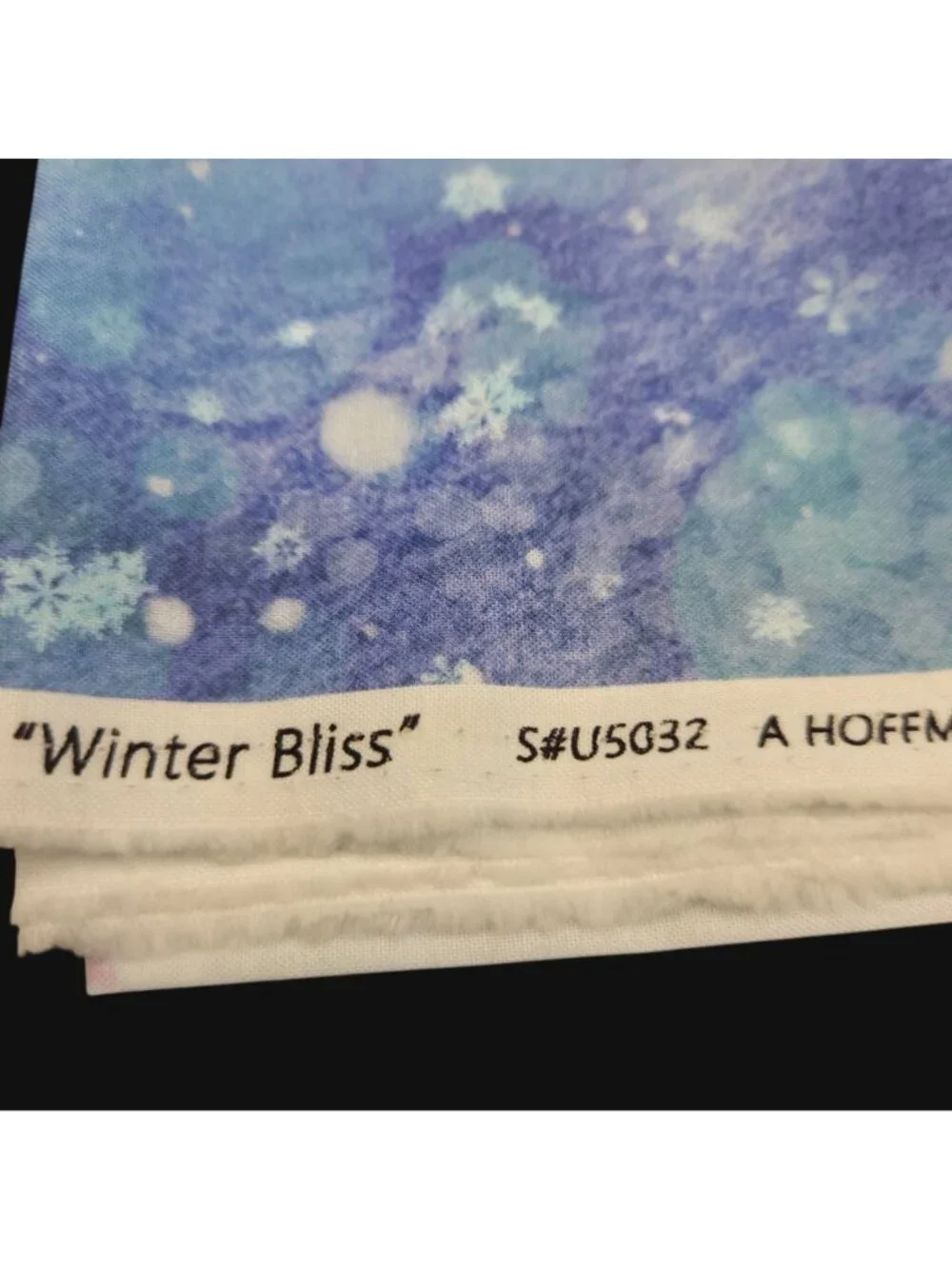 Hoffman Winter Bliss Sugar Plum Fabric Panel Cotton Quilt Snowy Tree 42x36